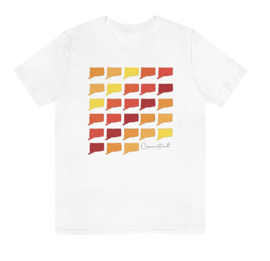 Connecticut fall tee shirt