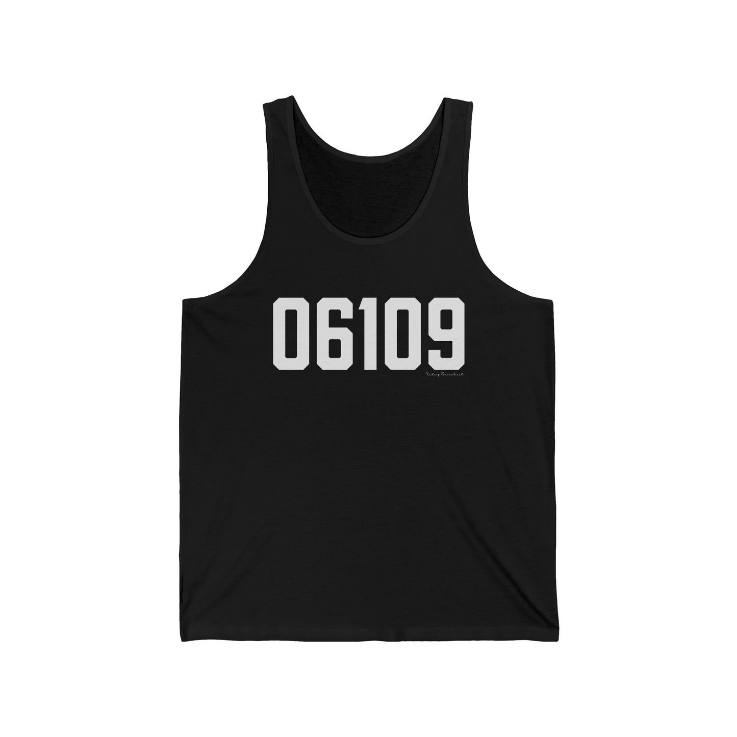 06109 - Wethersfield CT Zip Code // wethersfield CT unisex tank top shirt // finding connecticut