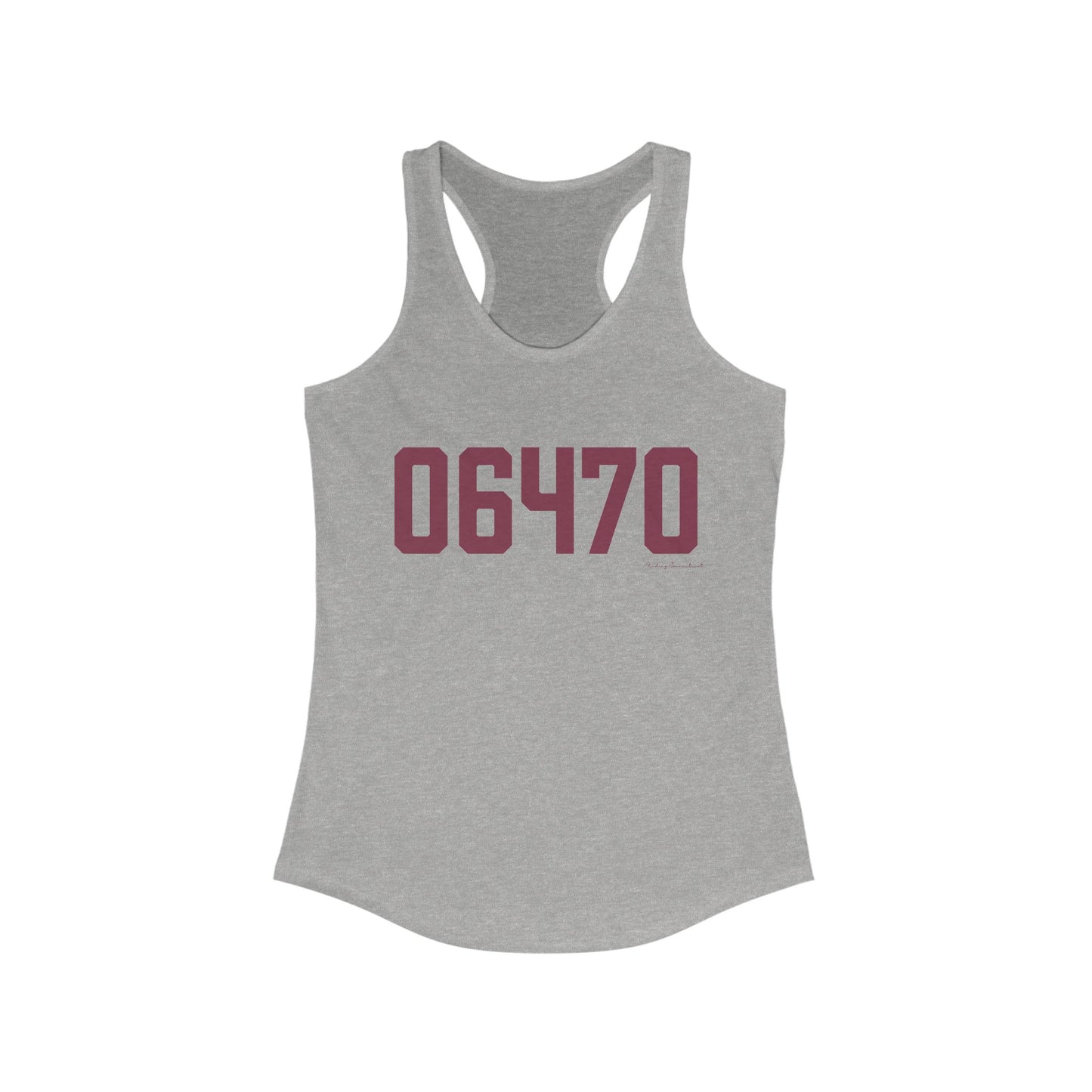 06470 - Newtown CT Zip Code // Newtown Connecticut women's tank top shirt // finding connecticut