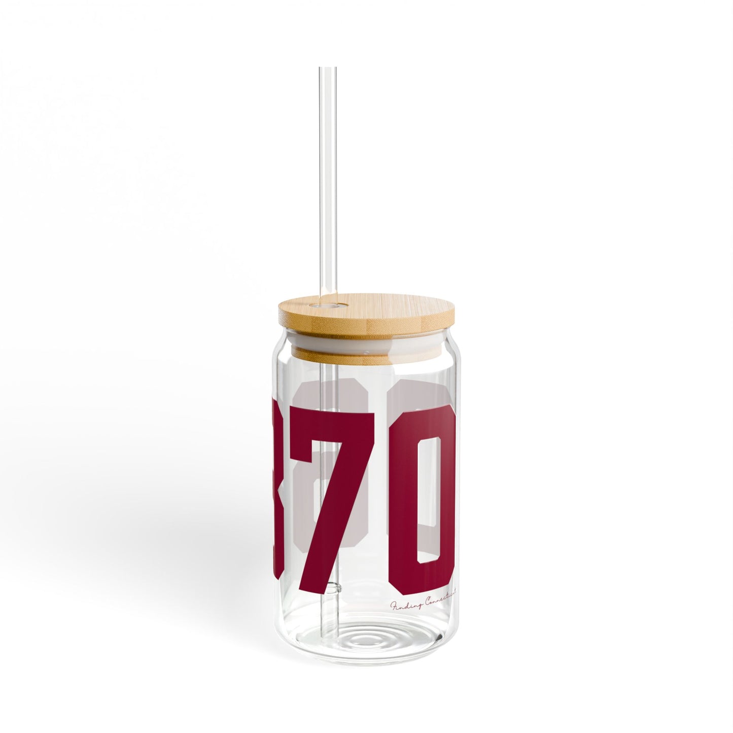 06870 - Greenwich Connecticut Zip Code Sipper Glass, 16oz