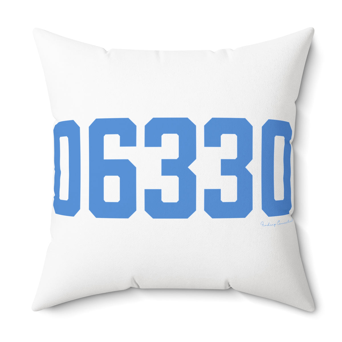 06330 Sprague Connecticut Zip Code Spun Polyester Square Pillow
