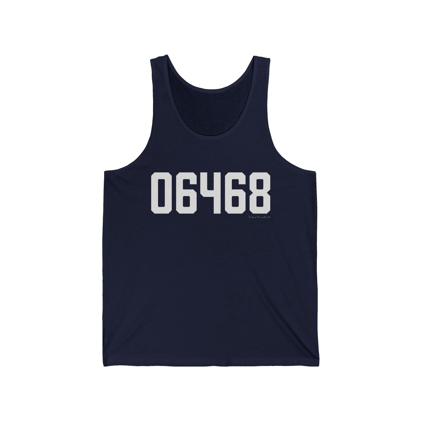 06468 Monroe Connecticut Zip Code Unisex Jersey Tank Top