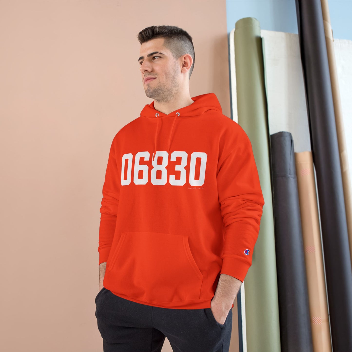 06830 - Greenwich CT Zip Code Champion Hoodie