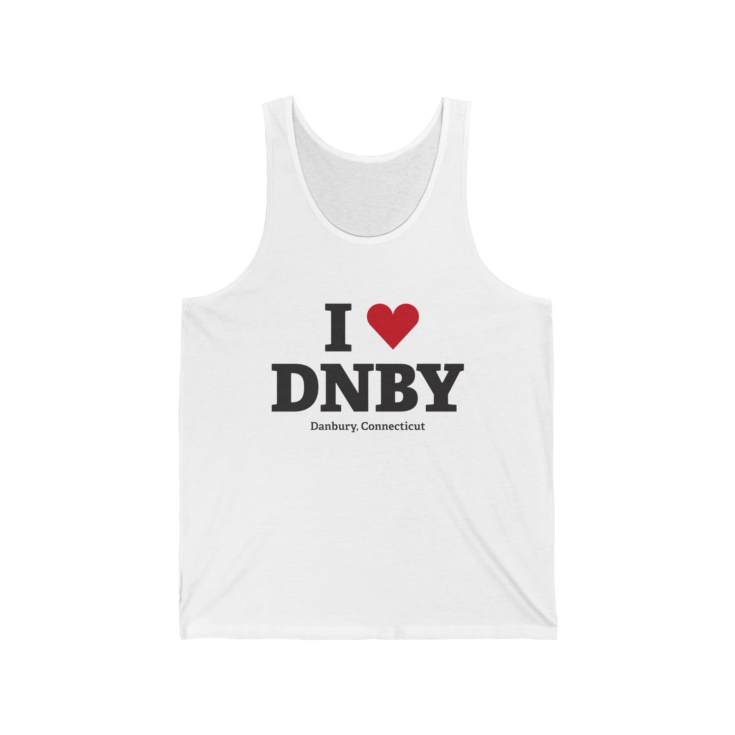 I Heart DNBY
Unisex Jersey Tank Top