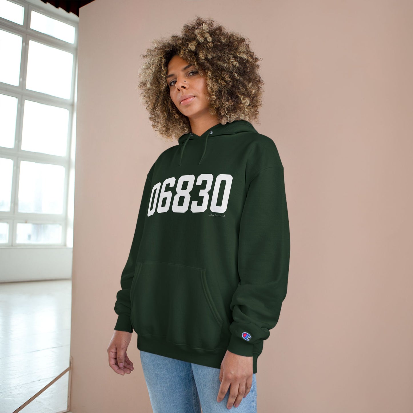 06830 - Greenwich CT Zip Code Champion Hoodie
