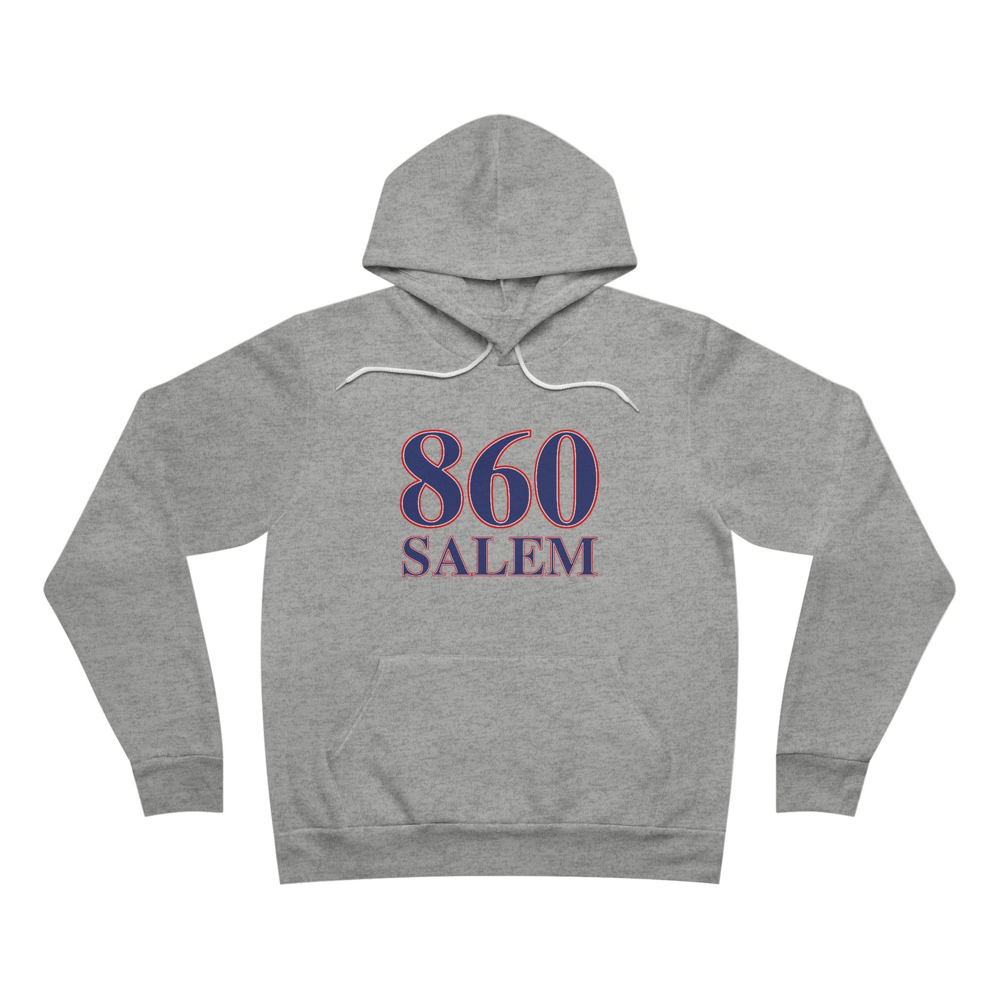 860 Salem Red White & Blue Unisex Sponge Fleece Pullover Hoodie