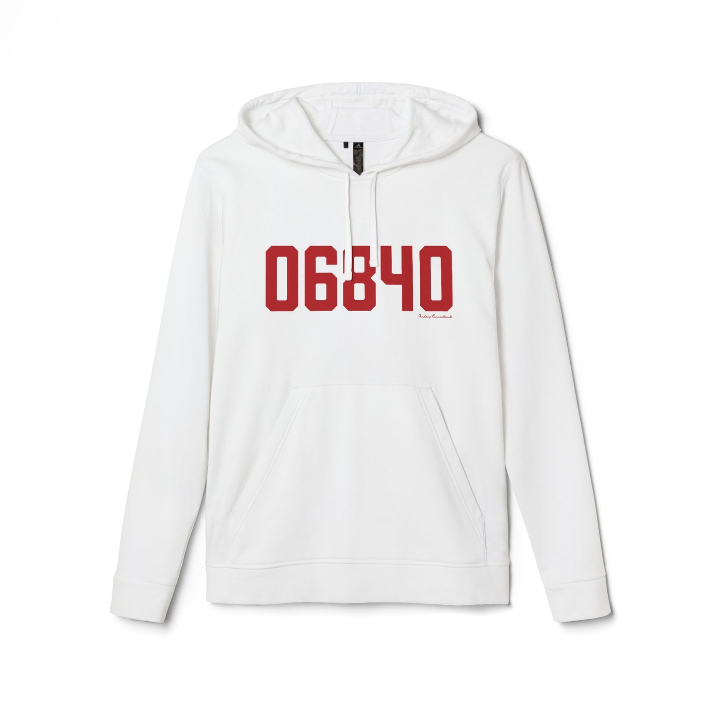 06840 New Canaan Connecticut Zip Code adidas Unisex Fleece Hoodie Sweatshirt
