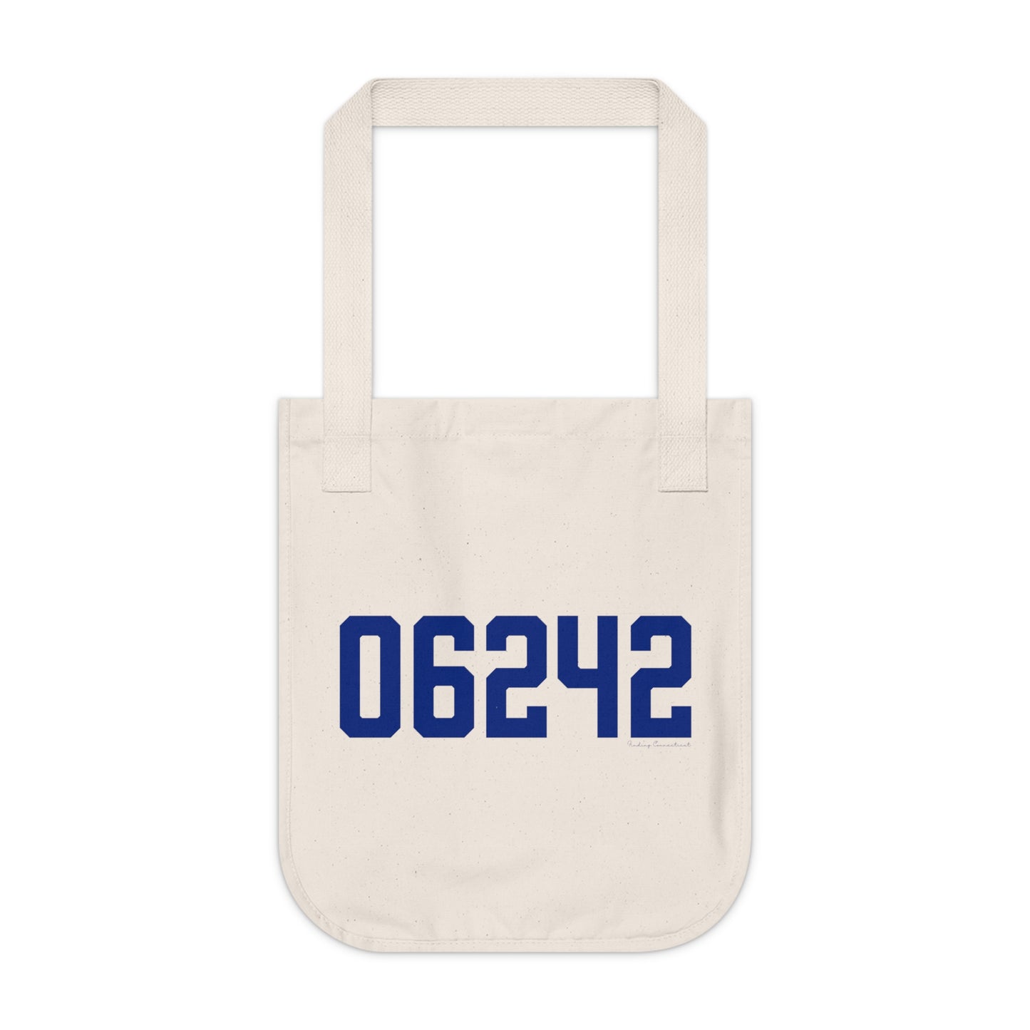 06242 Eastford Connecticut Zip Code Organic Canvas Tote Bag