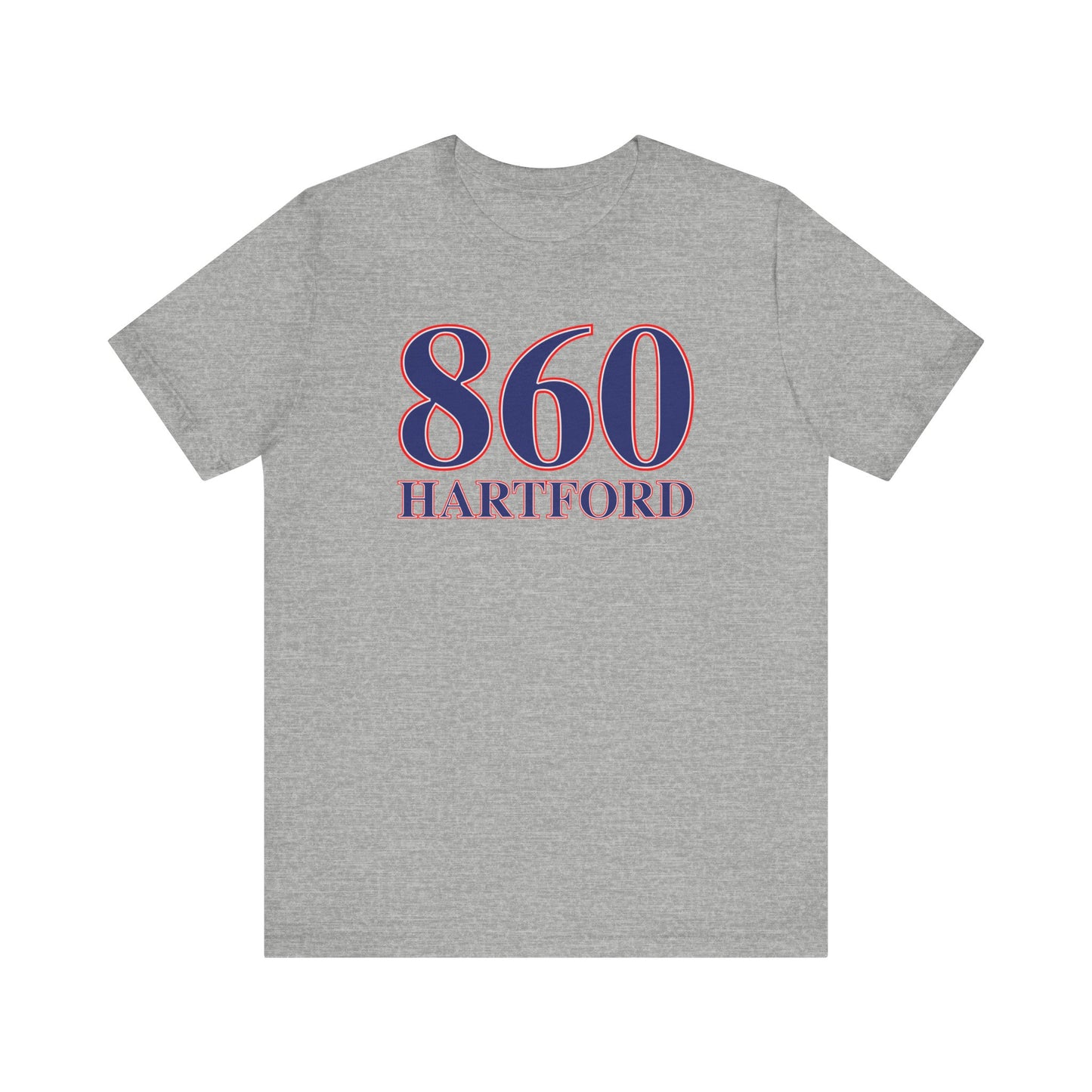860 Hartford Red White & Blue Unisex Jersey Short Sleeve T-Shirt