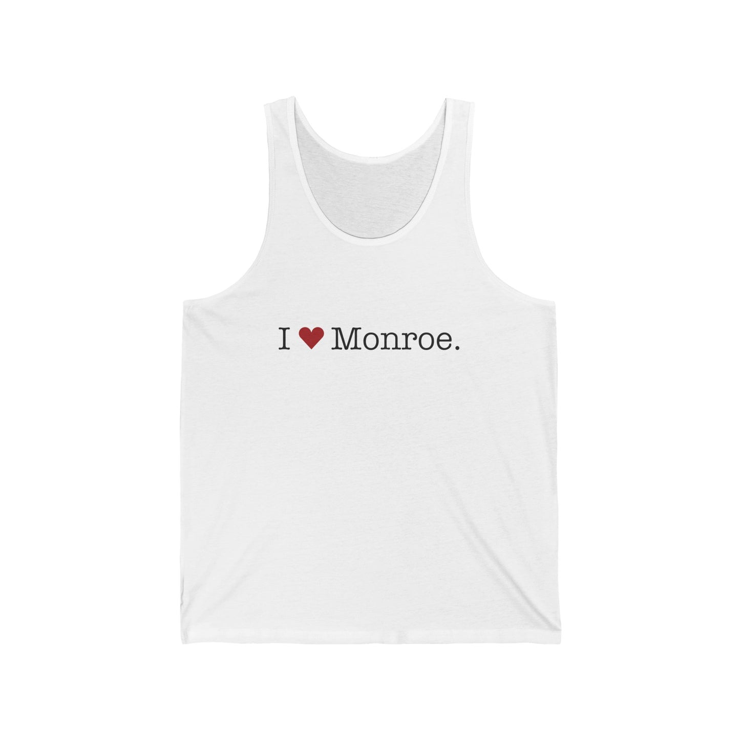 I Heart Monroe. Unisex Jersey Tank Top
