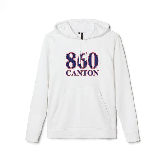 860 Canton Red White & Blue adidas Unisex Fleece Hoodie