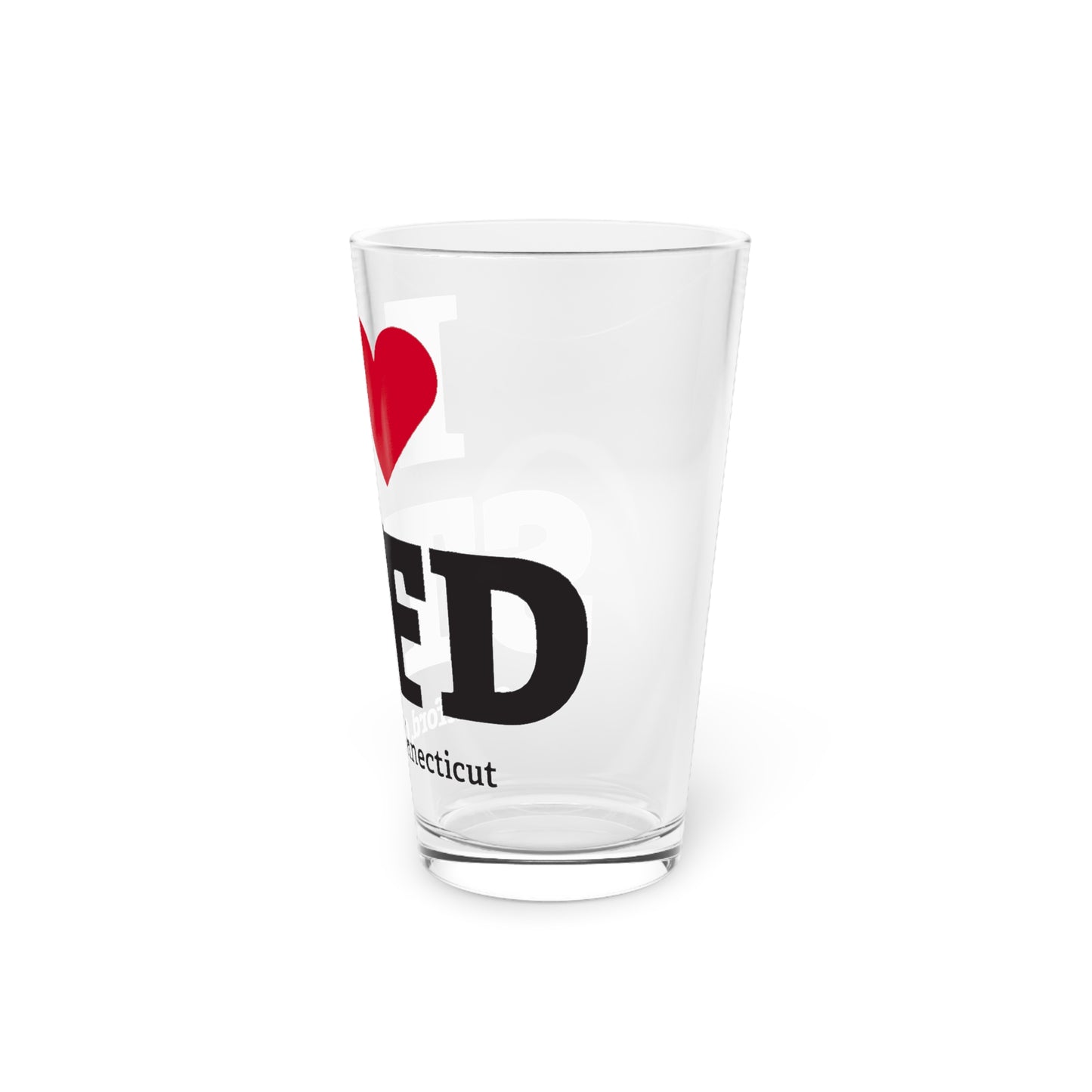 I Heart STFD Pint Glass, 16oz