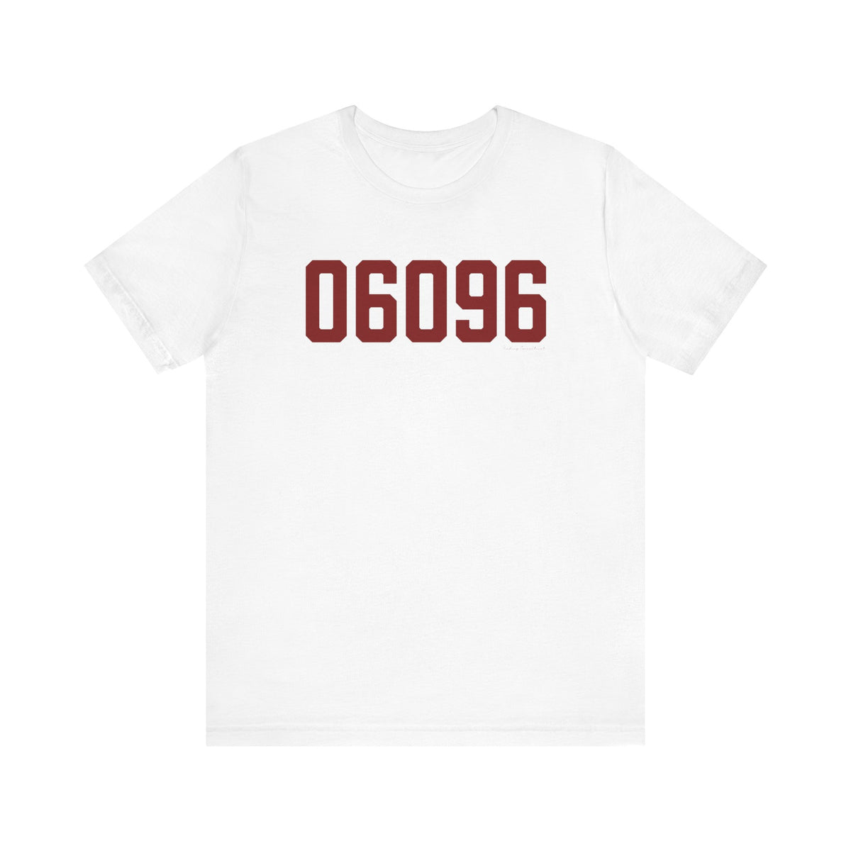 06096 Windsor Locks Connecticut Zip Code Unisex Jersey Short Sleeve T-Shirt