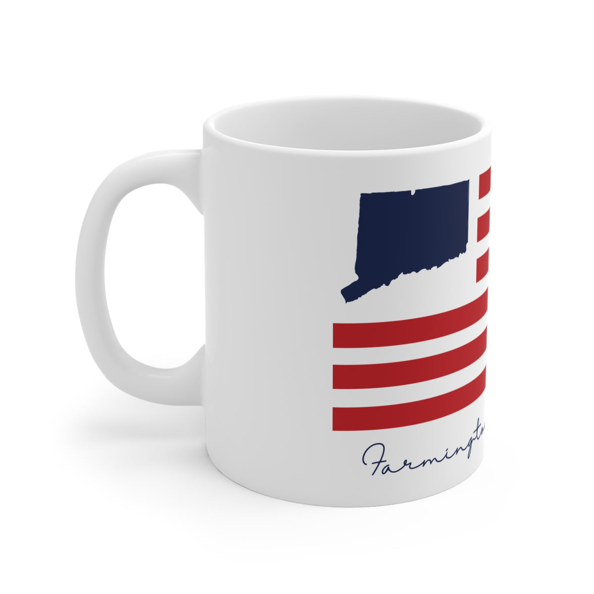 Farmington Connecticut Flag Mug 11oz