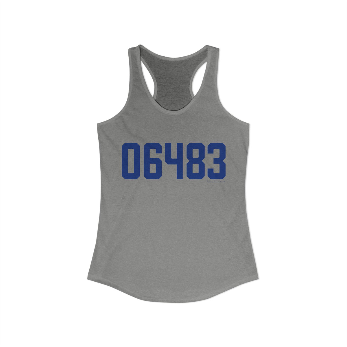 06483 Seymour Connecticut Zip Code Women's Ideal Racerback Tank Top