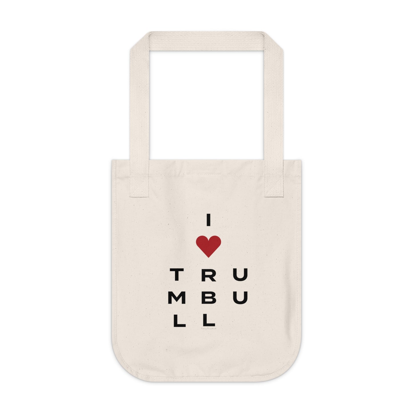 Trumbull Vision Organic Canvas Tote Bag
