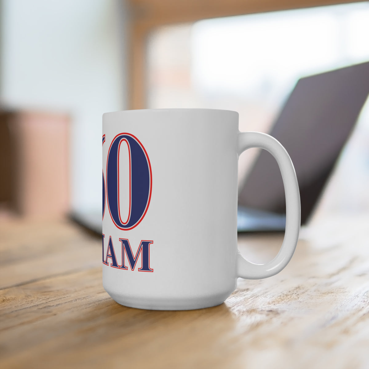 860 Durham Red, White & Blue Mug 15oz
