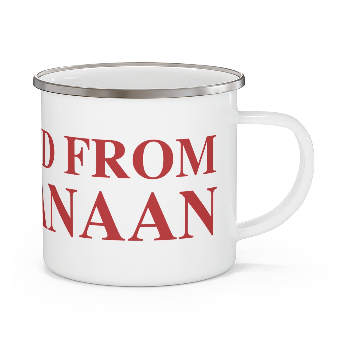 Just a kid from New Canaan Enamel Camping Mug