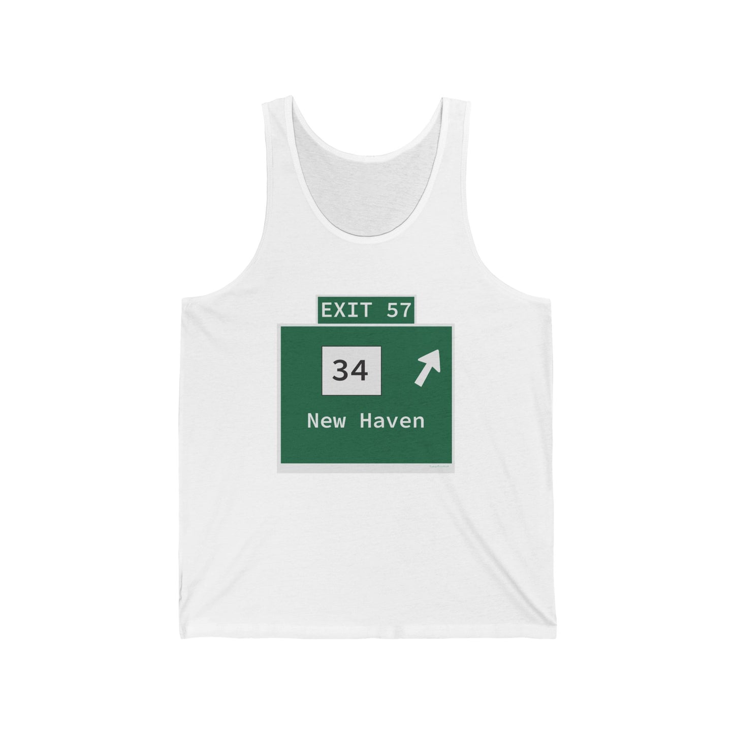 Vintage WCP Exit 57 Sign Unisex Jersey Tank Top
