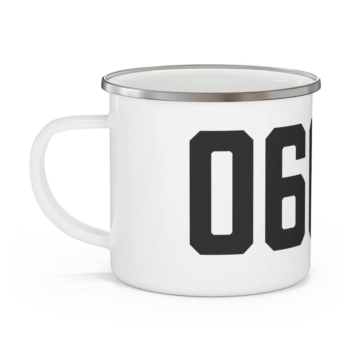 06088 East Windsor Connecticut Zip Code Enamel Camping Mug