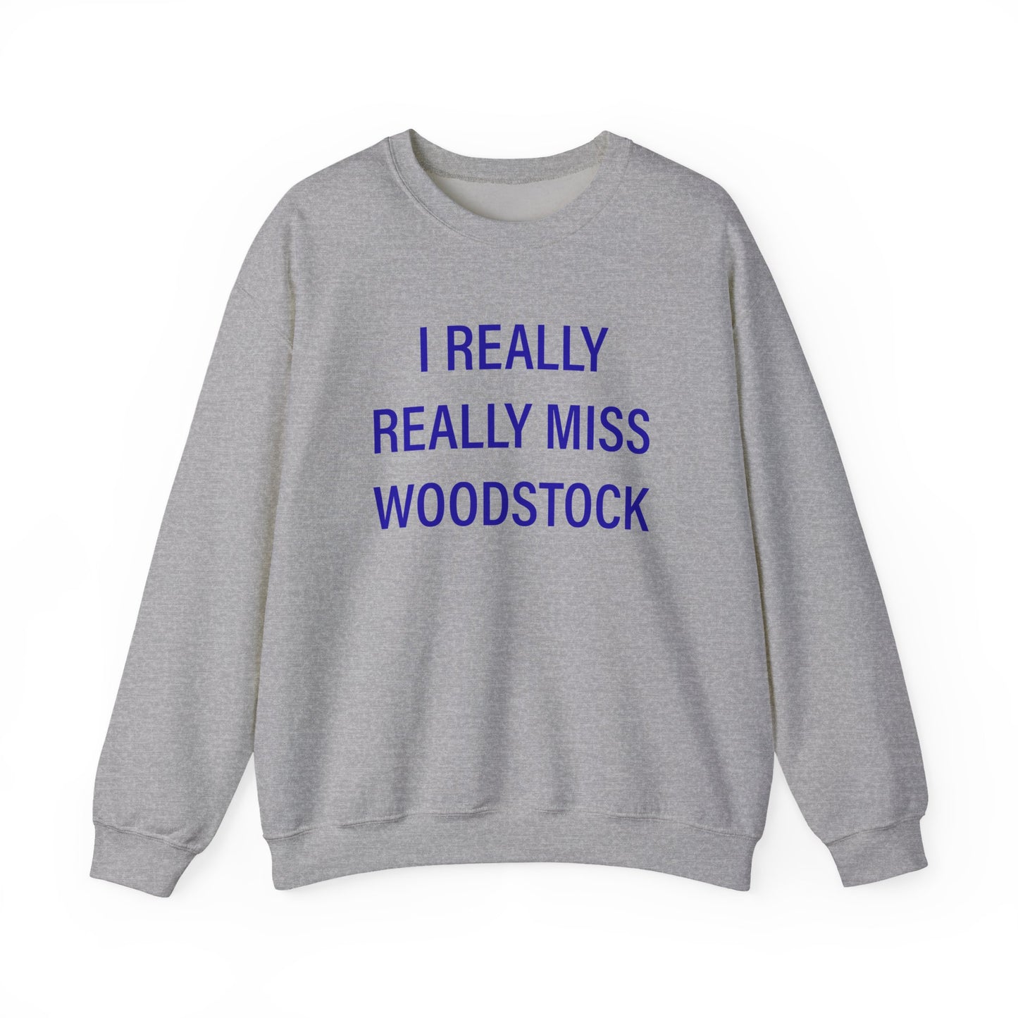 I Really Really Miss Woodstock Unisex Heavy Blend™ Crewneck Sweatshirt