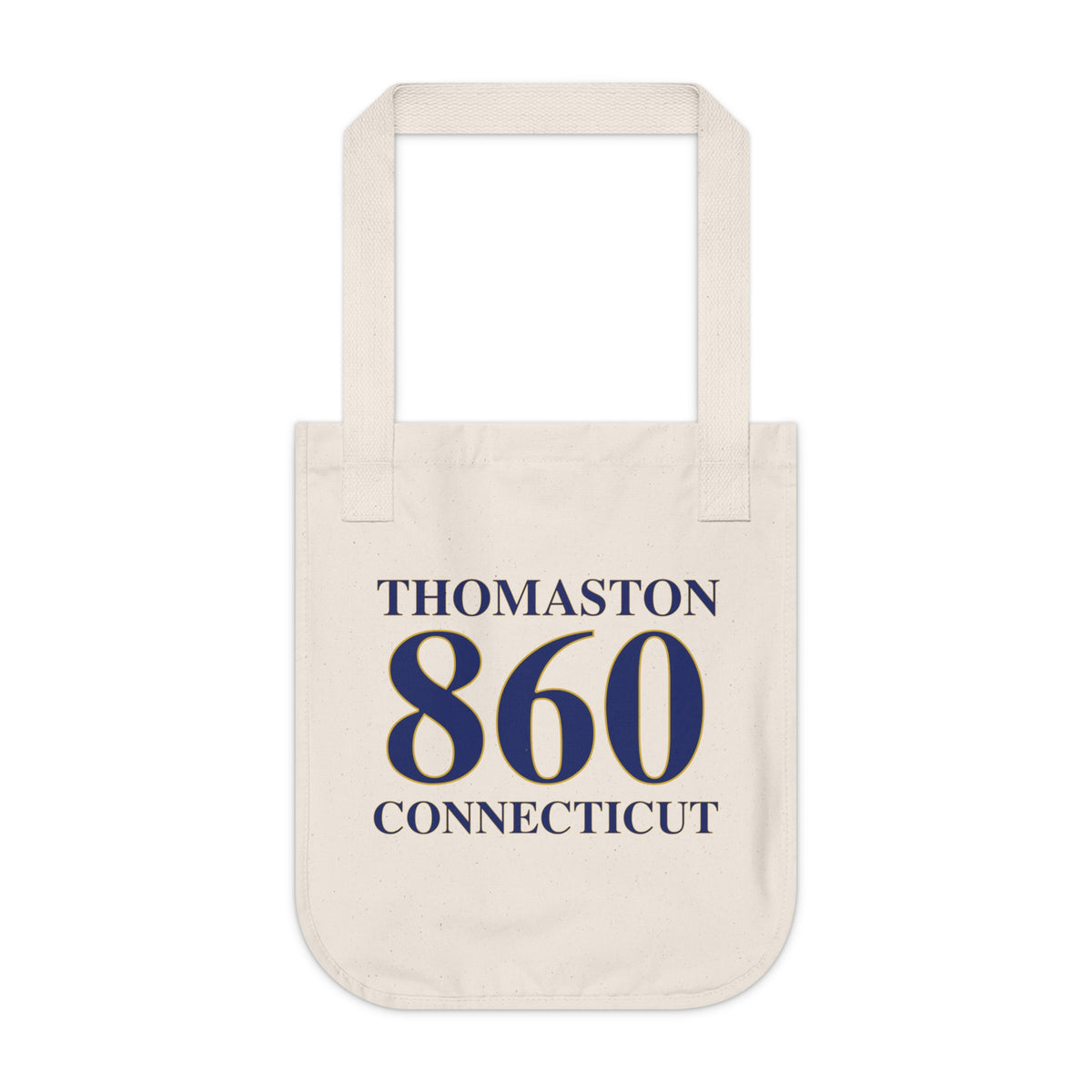 Thomaston 860 Connecticut Organic Canvas Tote Bag