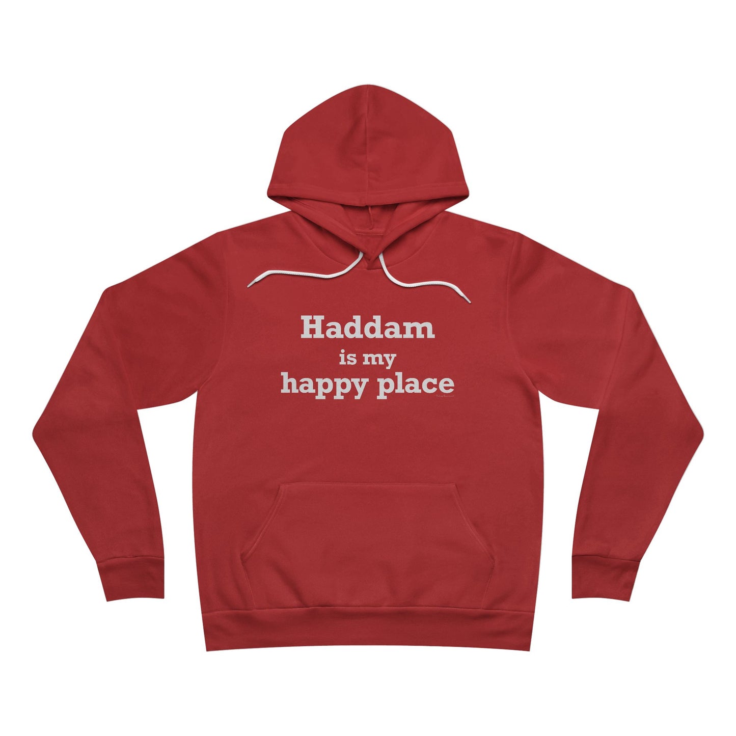Haddam is My Happy Place Unisex Sponge Fleece Pullover Hoodie