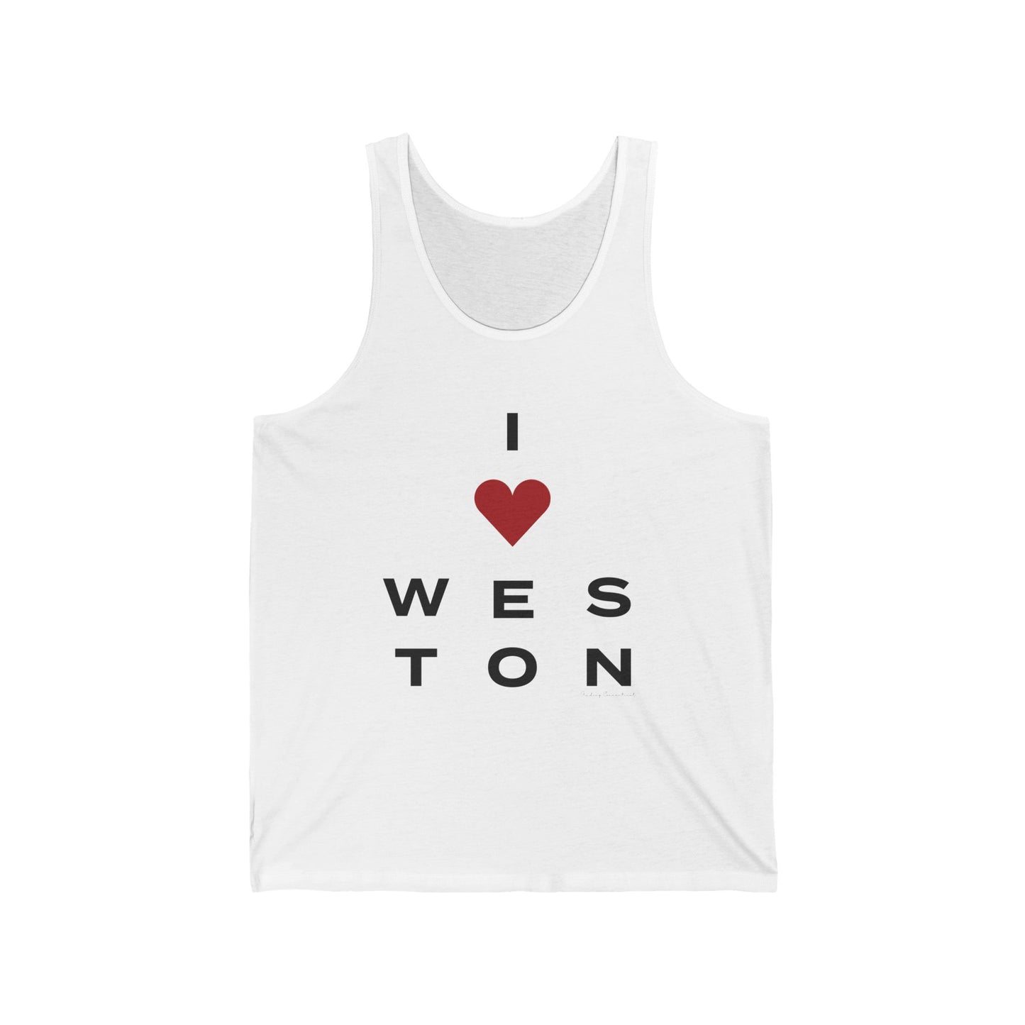 Weston Vision Unisex Jersey Tank Top