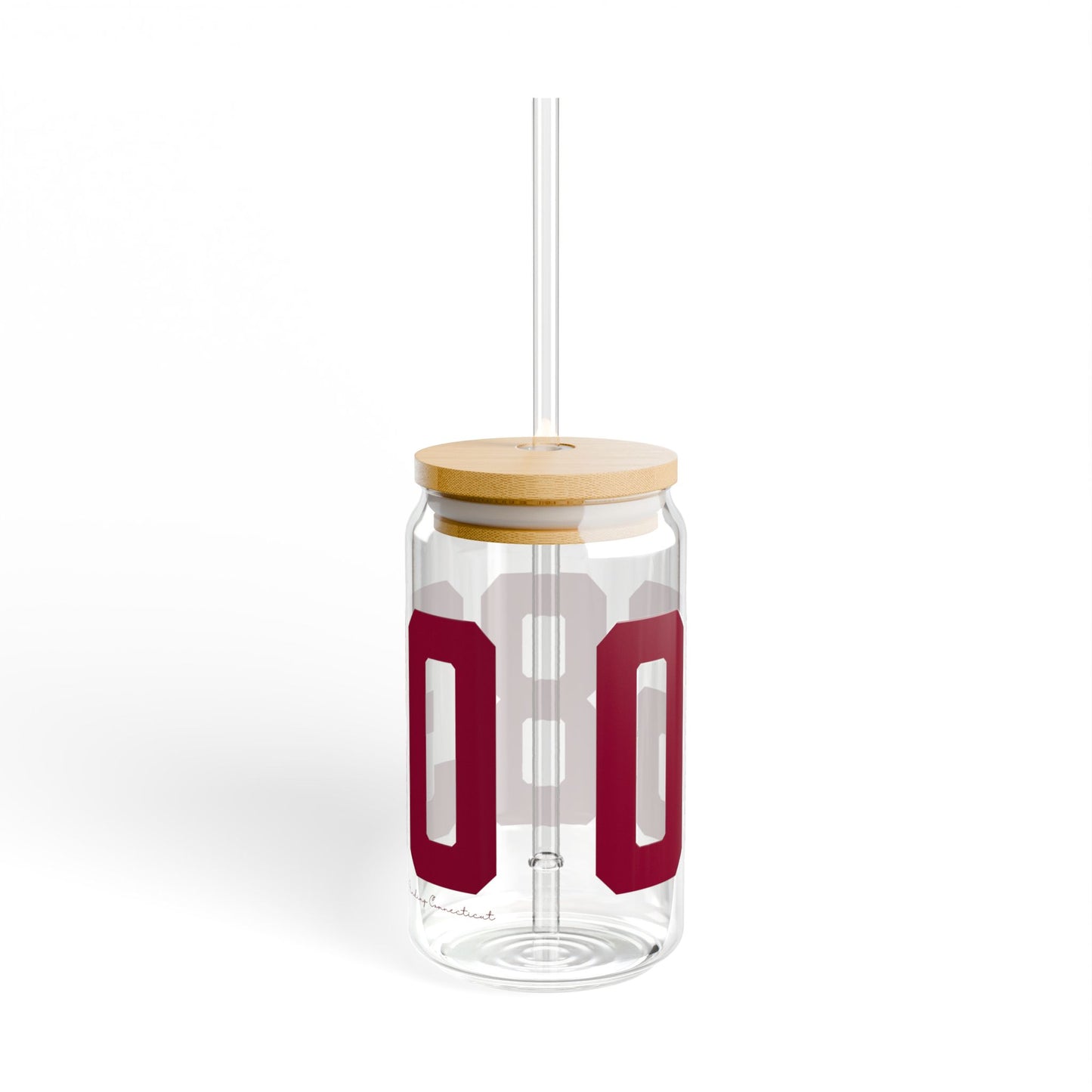 06830 - Greenwich Connecticut Zip Code  Sipper Glass, 16oz