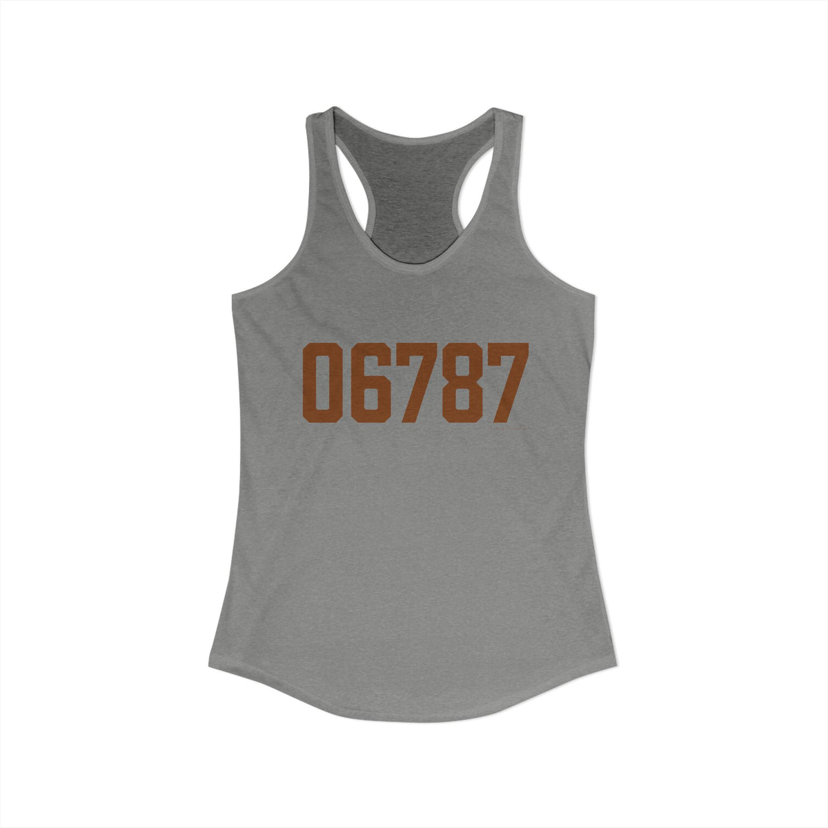06787 Thomaston Connecticut Zip Code Women's Ideal Racerback Tank Top