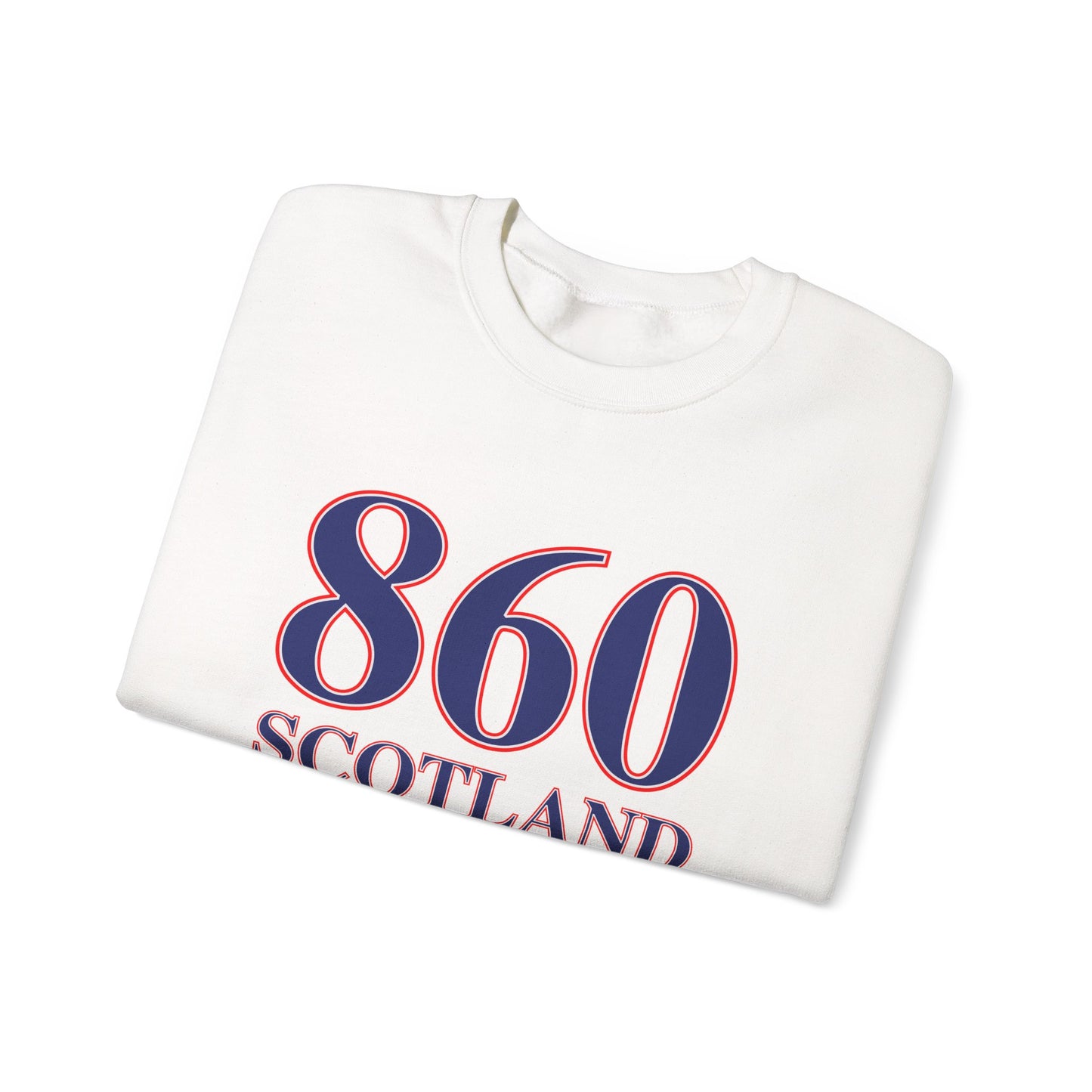 860 Scotland Red White & Blue Unisex Heavy Blend™ Crewneck Sweatshirt