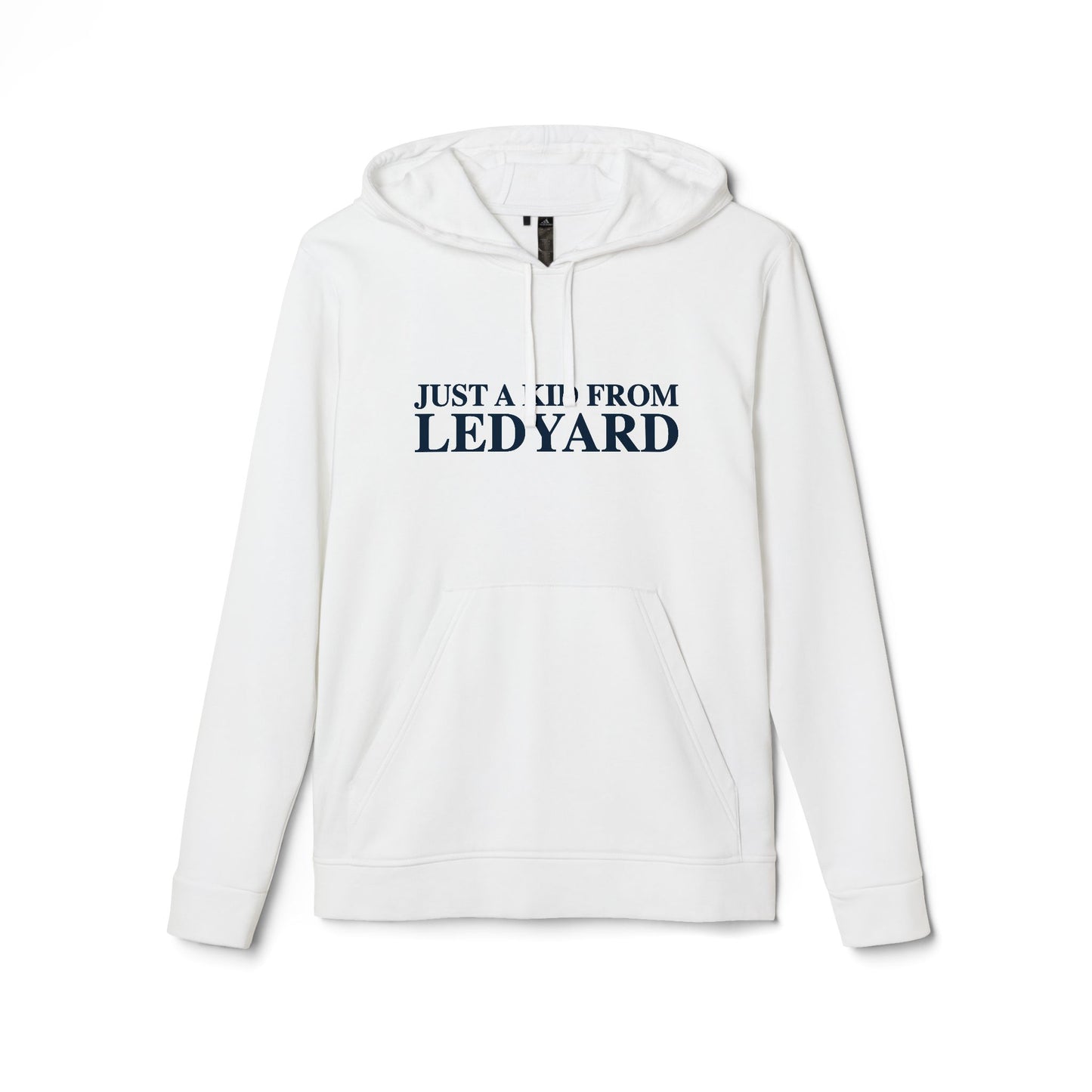 Just a kid from Ledyard adidas Unisex Fleece Hoodie