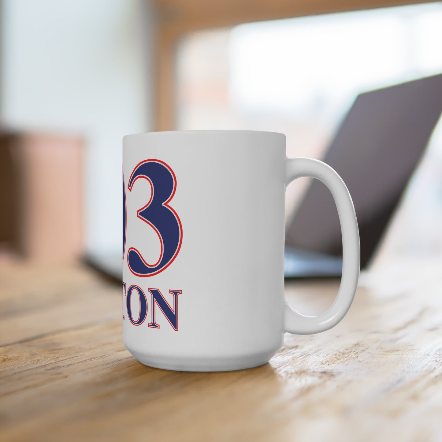 203 Weston Red White & Blue Mug 15oz