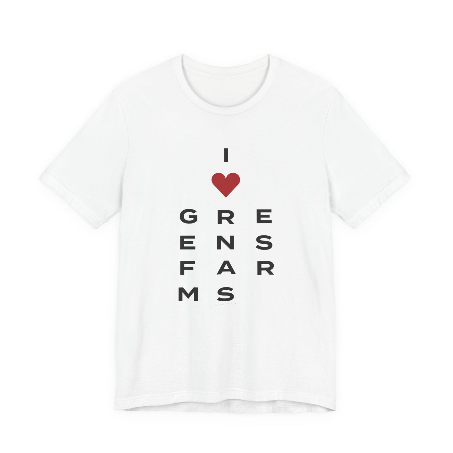 Greens Farms Vision Unisex Jersey Short Sleeve T-Shirt