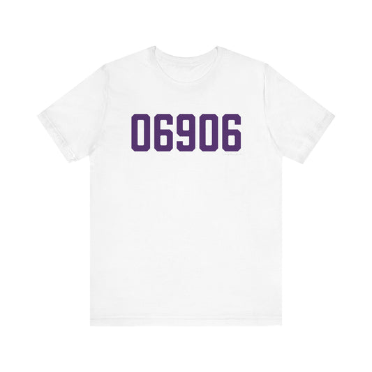06906 Stamford Connecticut Zip Code Unisex Jersey Short Sleeve T-Shirt