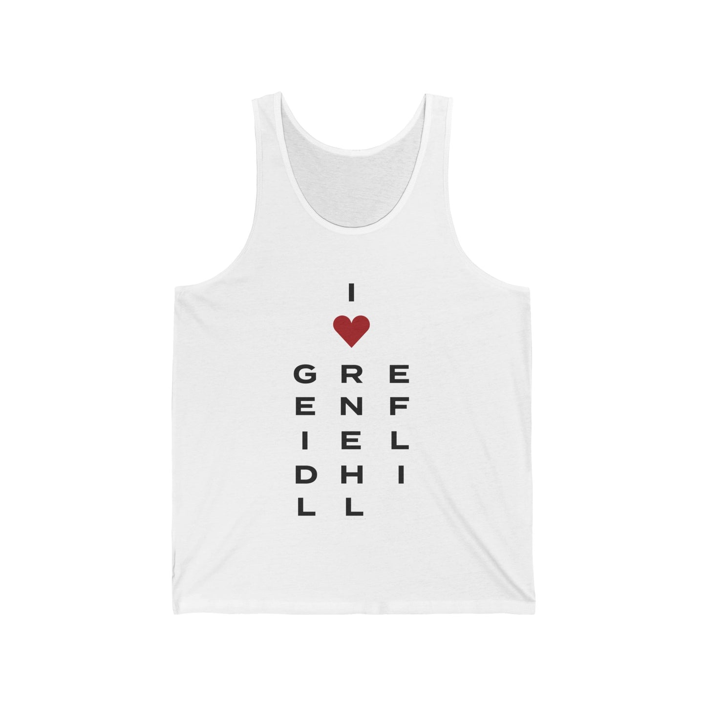 Greenfield Hill Vision Unisex Jersey Tank Top