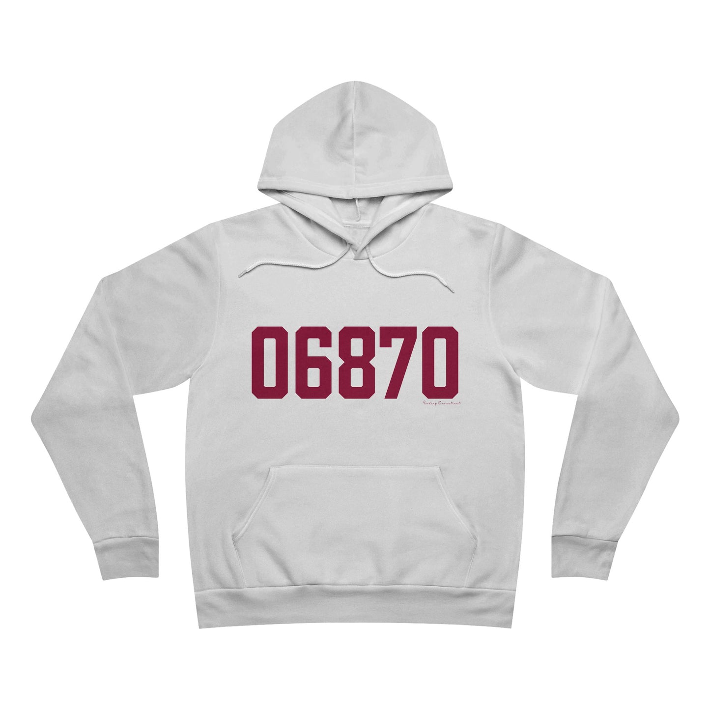 06870 - Greenwich Connecticut Zip Code Unisex Sponge Fleece Pullover Hoodie