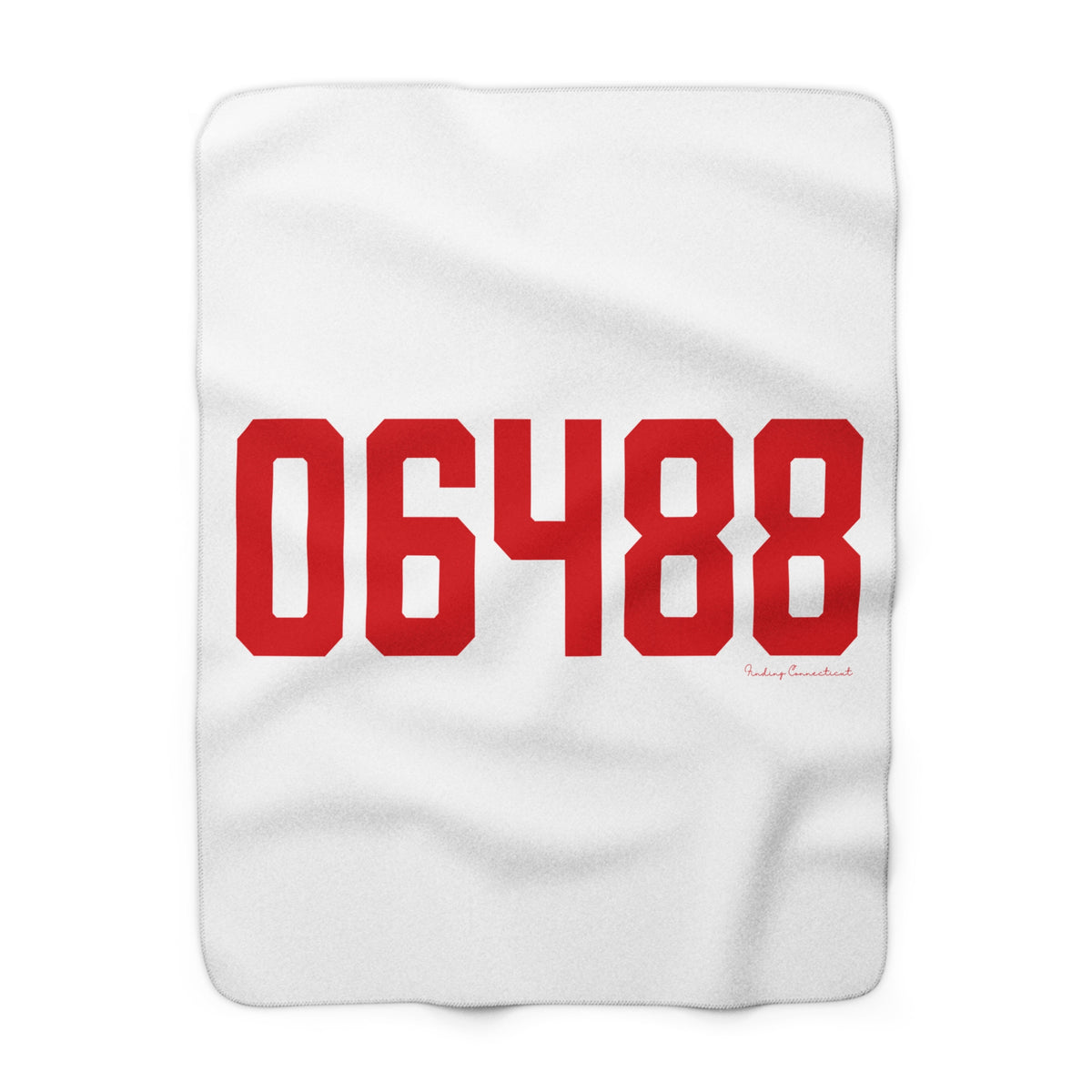06488 Southbury Connecticut Zip Code Sherpa Fleece Blanket