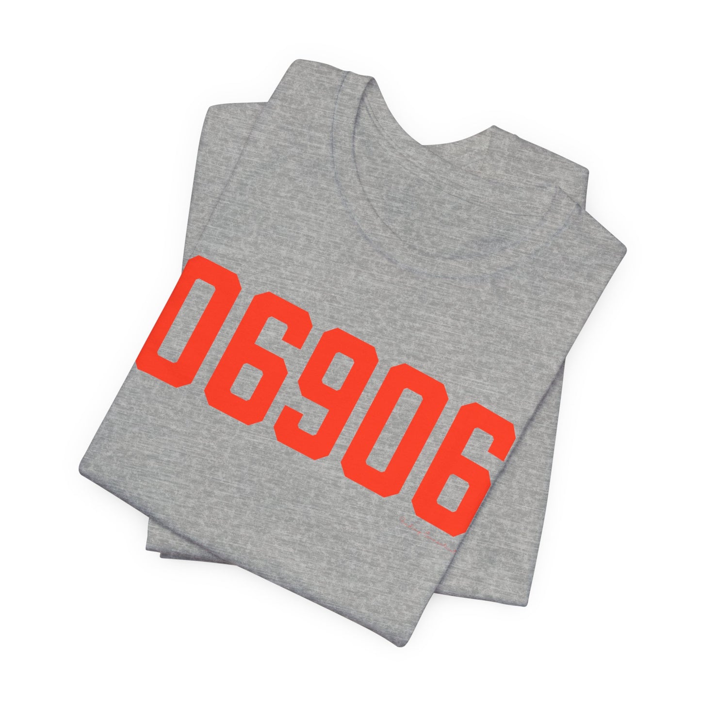 06906 Stamford Connecticut Zip Code Unisex Jersey Short Sleeve T-Shirt