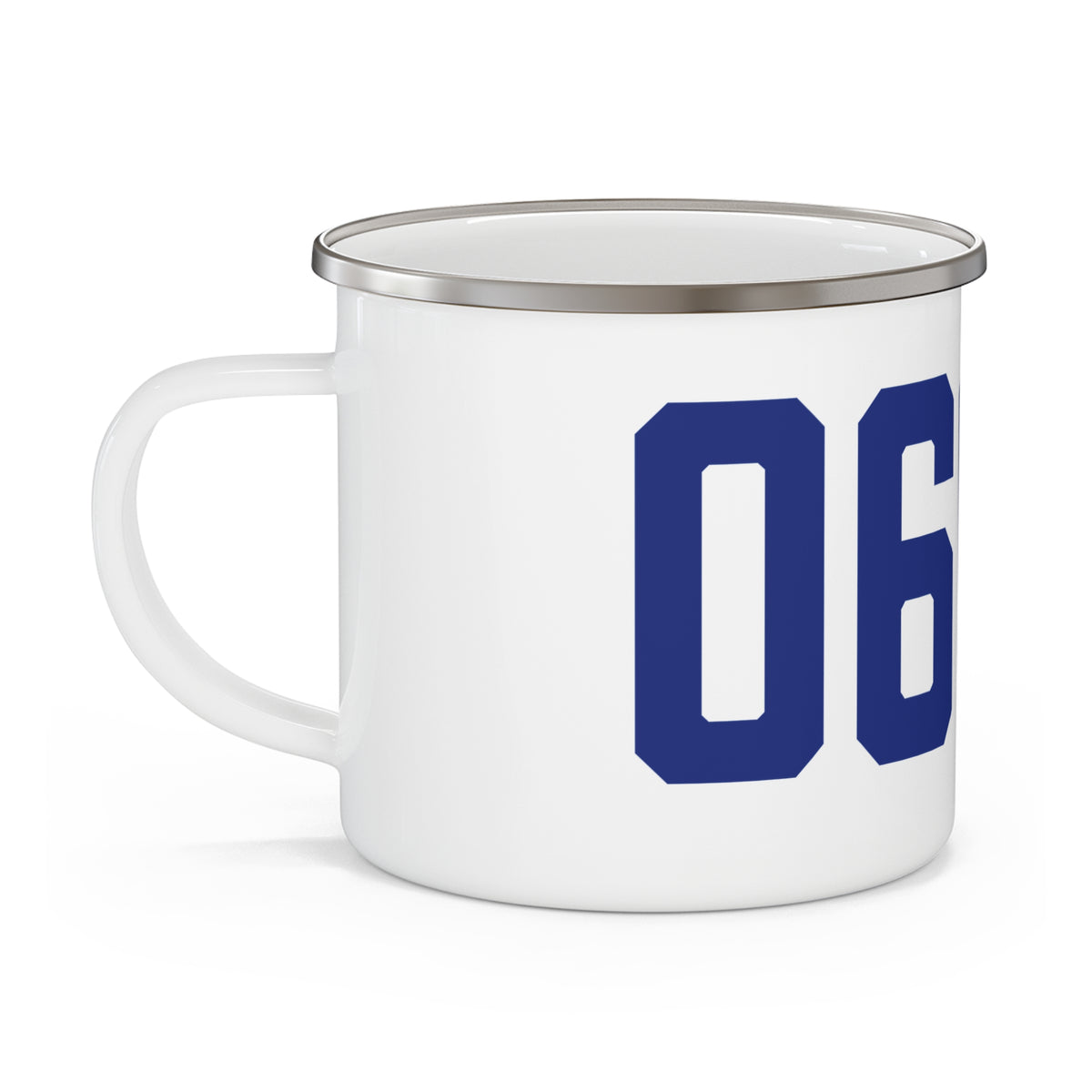 06018 North Canaan Connecticut Zip Code Enamel Camping Mug
