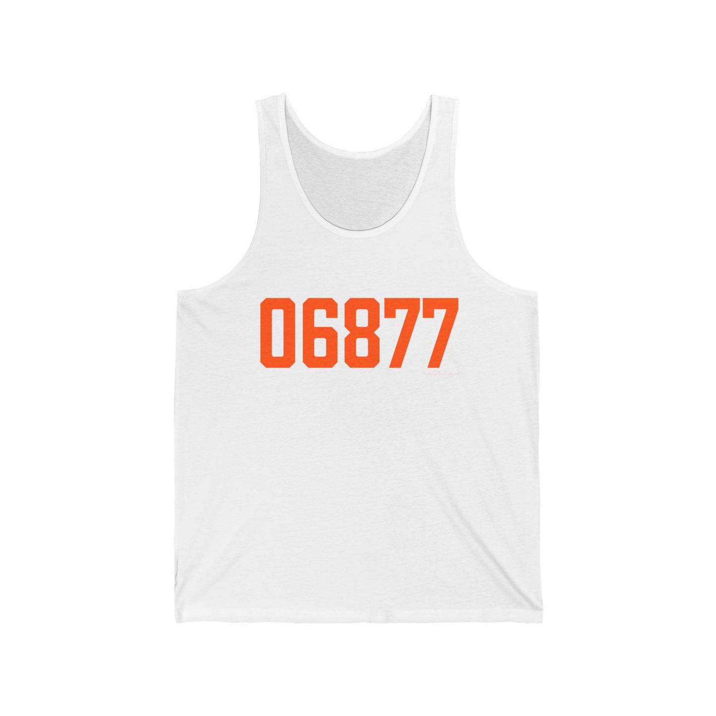 06877 Ridgefield Connecticut Zip Code Unisex Jersey Tank Top
