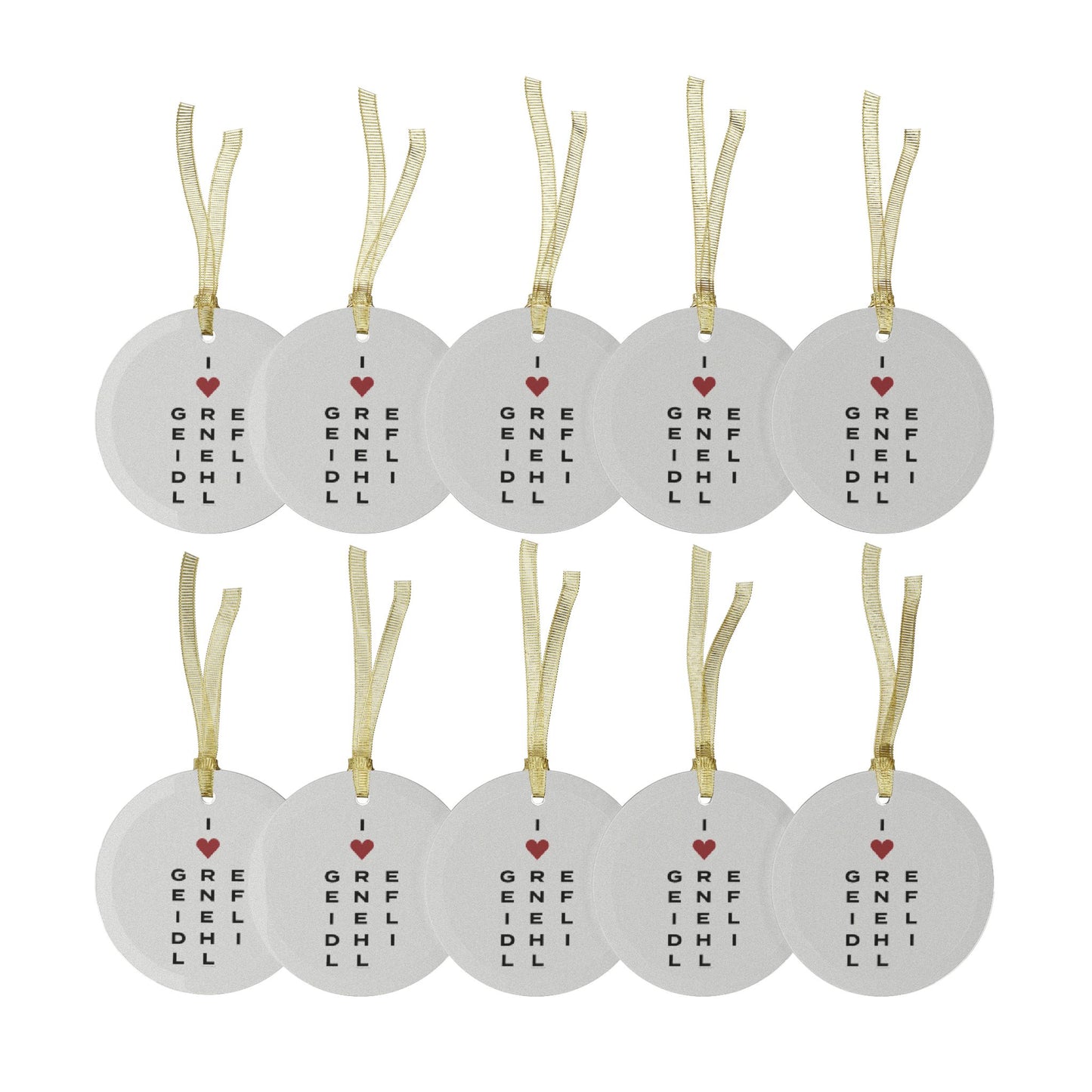 Greenfield Hill Vision Glass Ornaments