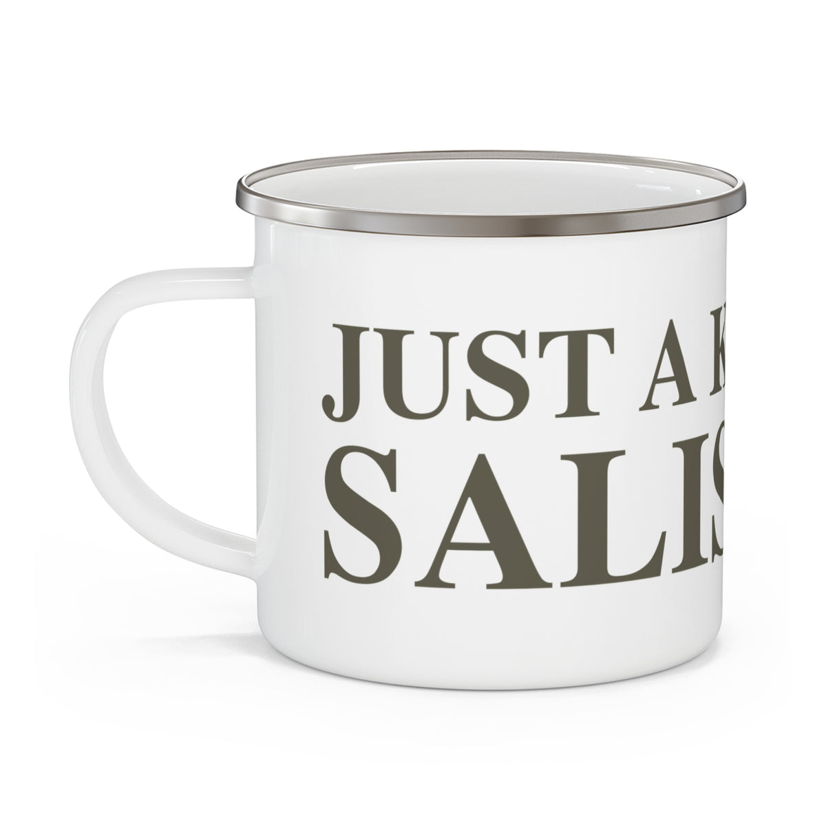 Just a kid from Salisbury Enamel Camping Mug