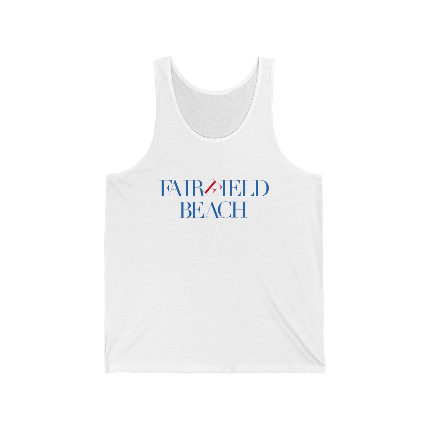 41 Tilt Fairfield Beach Unisex Jersey Tank Top