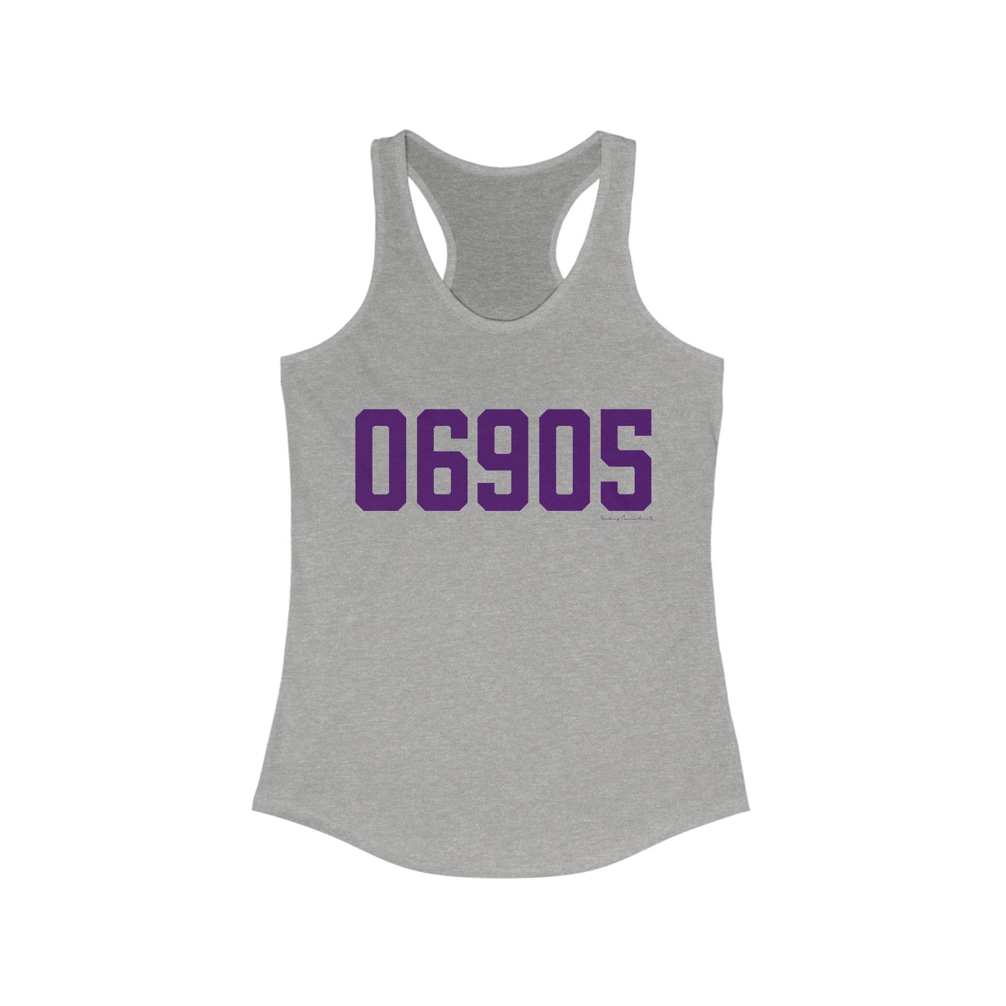 06905 Stamford Connecticut Zip Code Women's Ideal Racerback Tank Top