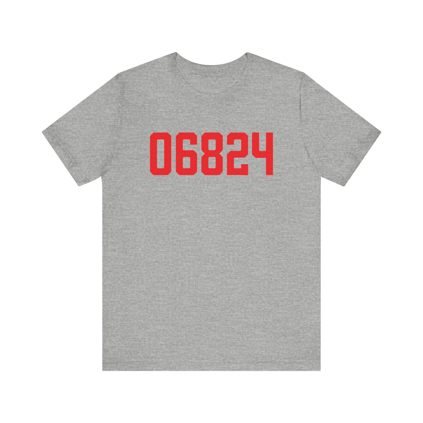 06824 Fairfield Connecticut Zip Code Unisex Jersey Short Sleeve T-Shirt