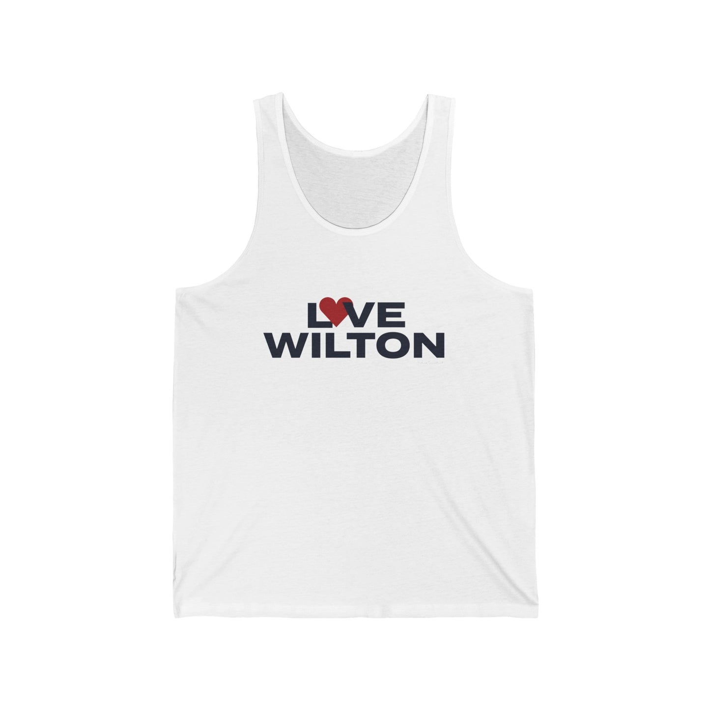 Love Wilton Unisex Jersey Tank Top