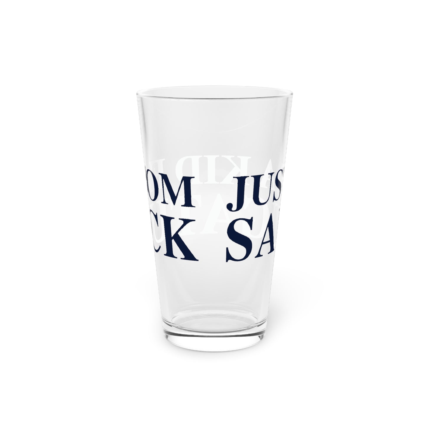 Just a kid from Saugatuck Pint Glass, 16oz