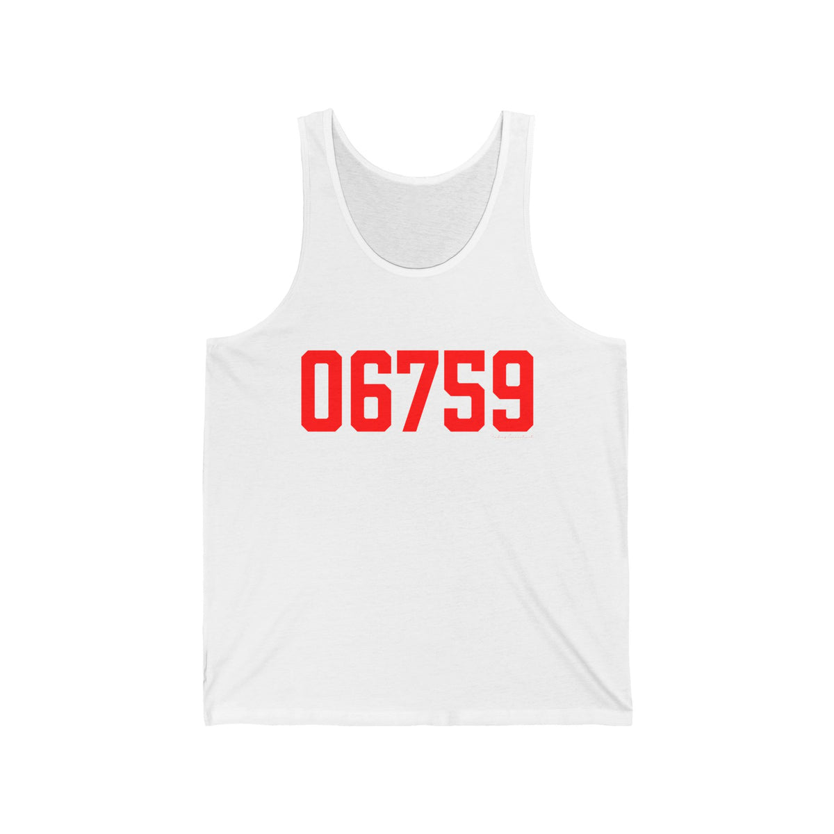 06759 Litchfield Connecticut Zip Code Unisex Jersey Tank Top