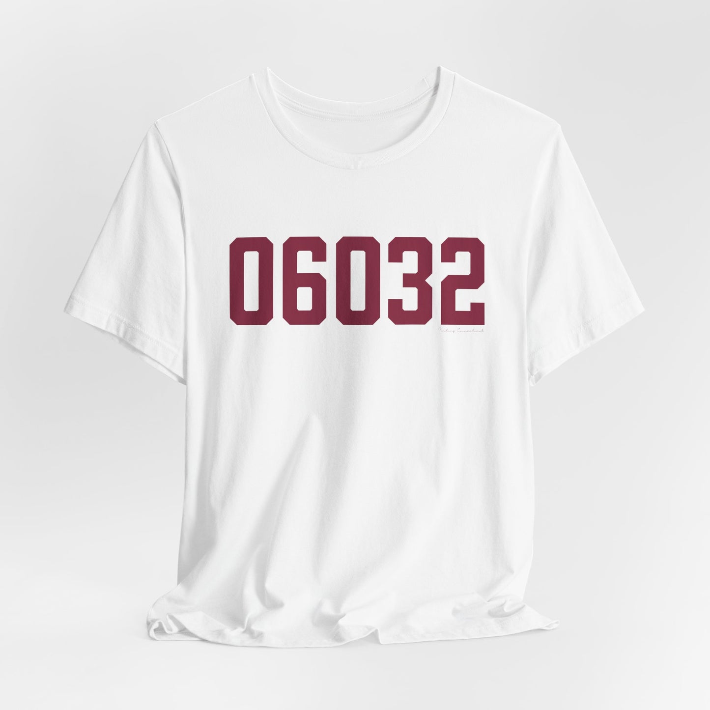 06032 - Farmington Connecticut Zip Code Unisex Jersey Short Sleeve T-Shirt